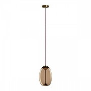 Подвесной светильник Loft it Knot 8135-A mini цвет плафона/подвески Янтарный, цвет арматуры Латунь-3