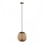 Подвесной светильник Loft it Knot 8135-B mini цвет плафона/подвески Янтарный, цвет арматуры Латунь-3