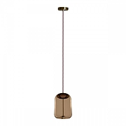 Подвесной светильник Loft it Knot 8135-C mini цвет плафона/подвески Янтарный, цвет арматуры Латунь-1