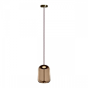 Подвесной светильник Loft it Knot 8135-C mini цвет плафона/подвески Янтарный, цвет арматуры Латунь-2