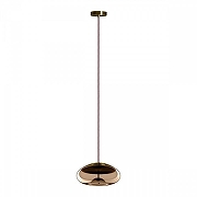 Подвесной светильник Loft it Knot 8135-D mini цвет плафона/подвески Янтарный, цвет арматуры Латунь-1