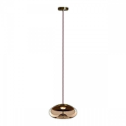 Подвесной светильник Loft it Knot 8135-D mini цвет плафона/подвески Янтарный, цвет арматуры Латунь-2