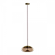 Подвесной светильник Loft it Knot 8135-D mini цвет плафона/подвески Янтарный, цвет арматуры Латунь-3