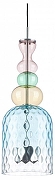 Подвесной светильник Lightstar Belle 814002 цвет плафона/подвески Голубой, Зеленый, Розовый, Оранжевый, цвет арматуры Хром