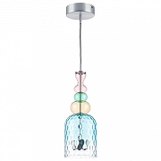 Подвесной светильник Lightstar Belle 814002 цвет плафона/подвески Голубой, Зеленый, Розовый, Оранжевый, цвет арматуры Хром-1