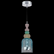 Подвесной светильник Lightstar Belle 814002 цвет плафона/подвески Голубой, Зеленый, Розовый, Оранжевый, цвет арматуры Хром-2
