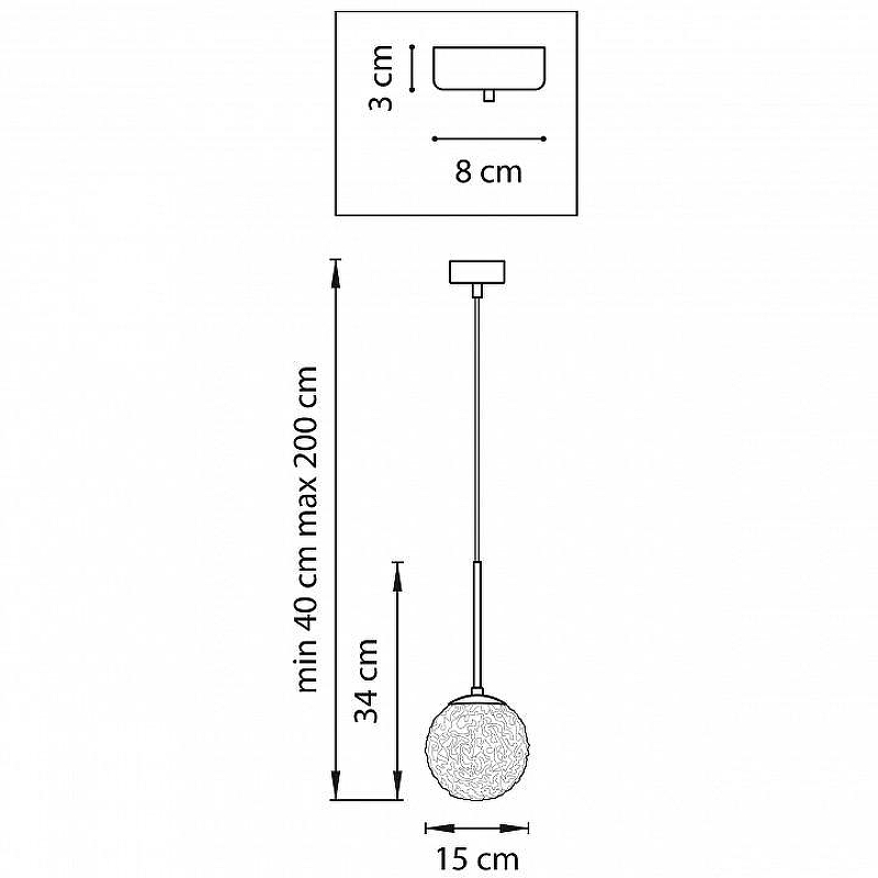Подвесной светильник Lightstar Bar1 815210 