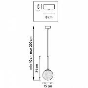 Подвесной светильник Lightstar Bar1 815210 цвет хром-2