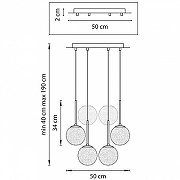Подвесной светильник Lightstar Bar1 815260 цвет хром-1