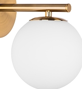 Бра Lightstar Croco 815513 цвет плафона/подвески Белый, цвет арматуры Латунь-1