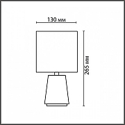 Настольная лампа Lumion GIATA 8170/1T цвет плафона/подвески Черный, цвет арматуры Черный-5