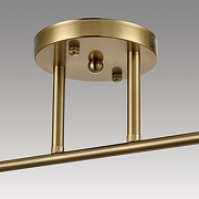 Светильник на штанге Lumion Vivian 8188/2C цвет плафона/подвески Прозрачный, цвет арматуры Латунь-6