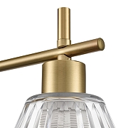 Светильник на штанге Lumion Vivian 8188/2C цвет плафона/подвески Прозрачный, цвет арматуры Латунь-7