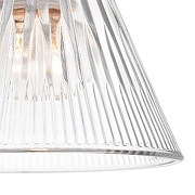 Светильник на штанге Lumion Vivian 8188/3C цвет плафона/подвески Прозрачный, цвет арматуры Латунь-5