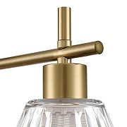 Светильник на штанге Lumion Vivian 8188/3C цвет плафона/подвески Прозрачный, цвет арматуры Латунь-7