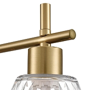 Светильник на штанге Lumion Vivian 8188/4C цвет плафона/подвески Прозрачный, цвет арматуры Латунь-7