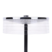 Настольная лампа Lumion Satiana 8203/1TL цвет плафона/подвески Прозрачный, цвет арматуры Серебро, Черный-2