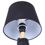 Настольная лампа Lumion Visiona 8209/1T цвет плафона/подвески Черный, цвет арматуры Черный-3