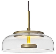 Подвесной светильник Loft it D1sk 8210-P цвет плафона/подвески Прозрачный, цвет арматуры Золото