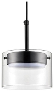 Подвесной светильник Lumion Natalina 8232/1 цвет плафона/подвески Прозрачный, цвет арматуры Черный