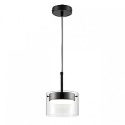 Подвесной светильник Lumion Natalina 8232/1 цвет плафона/подвески Прозрачный, цвет арматуры Черный-1