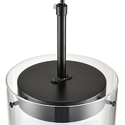 Подвесной светильник Lumion Natalina 8232/1 цвет плафона/подвески Прозрачный, цвет арматуры Черный-7