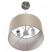 Подвесной светильник Lumion NIKKI 8250/2 цвет плафона/подвески Бежевый, цвет арматуры Никель-2