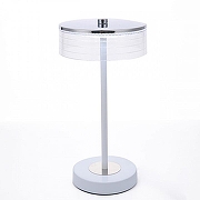 Настольная лампа Lumion Satiana 8252/1TL цвет плафона/подвески Прозрачный, цвет арматуры Белый, Хром-1