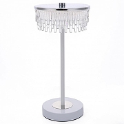 Настольная лампа Lumion Satiana 8253/1TL цвет плафона/подвески Прозрачный, цвет арматуры Белый, Хром