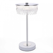 Настольная лампа Lumion Satiana 8253/1TL цвет плафона/подвески Прозрачный, цвет арматуры Белый, Хром-1