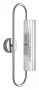 Бра Lumion TORONTO 8258/2W цвет плафона/подвески Прозрачный, цвет арматуры Серебро