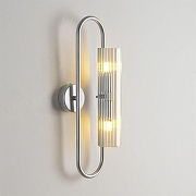 Бра Lumion TORONTO 8258/2W цвет плафона/подвески Прозрачный, цвет арматуры Серебро-2