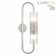 Бра Lumion TORONTO 8258/2W цвет плафона/подвески Прозрачный, цвет арматуры Серебро-3
