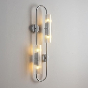 Бра Lumion TORONTO 8258/4W цвет плафона/подвески Прозрачный, цвет арматуры Серебро-2