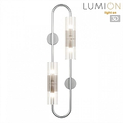 Бра Lumion TORONTO 8258/4W цвет плафона/подвески Прозрачный, цвет арматуры Серебро-3