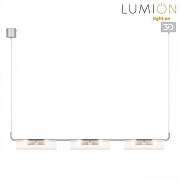 Подвесной светильник Lumion TORONTO 8258/6 цвет плафона/подвески Прозрачный, цвет арматуры Серебро-3