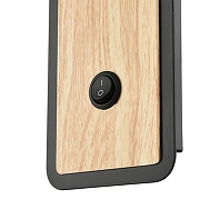 Бра Lumion LELAND 8264/1W цвет плафона/подвески Черный, цвет арматуры Бежевый, Черный-8