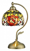 Настольная лампа Velante 828-80 828-804-01 цвет плафона/подвески Разноцветный, цвет арматуры Бронза