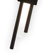 Бра Kink Light Диркс 8431,19 цвет плафона/подвески Черный, цвет арматуры Черный-1