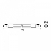 Модульный светильник Gauss COMPACT 843424336 цвет плафона/подвески Опал, цвет арматуры Белый-3