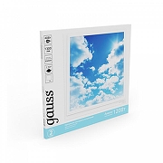 Накладной светильник Gauss Небл 846511340 цвет плафона/подвески Голубой, цвет арматуры Белый-2