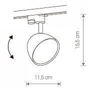 Светильник на штанге Nowodvorski Prof1le Vespa 8824 цвет плафона/подвески Белый, цвет арматуры Белый-1