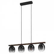 Подвесной светильник Eglo F1lago 900186 цвет плафона/подвески Светло-серый, цвет арматуры Черный-1