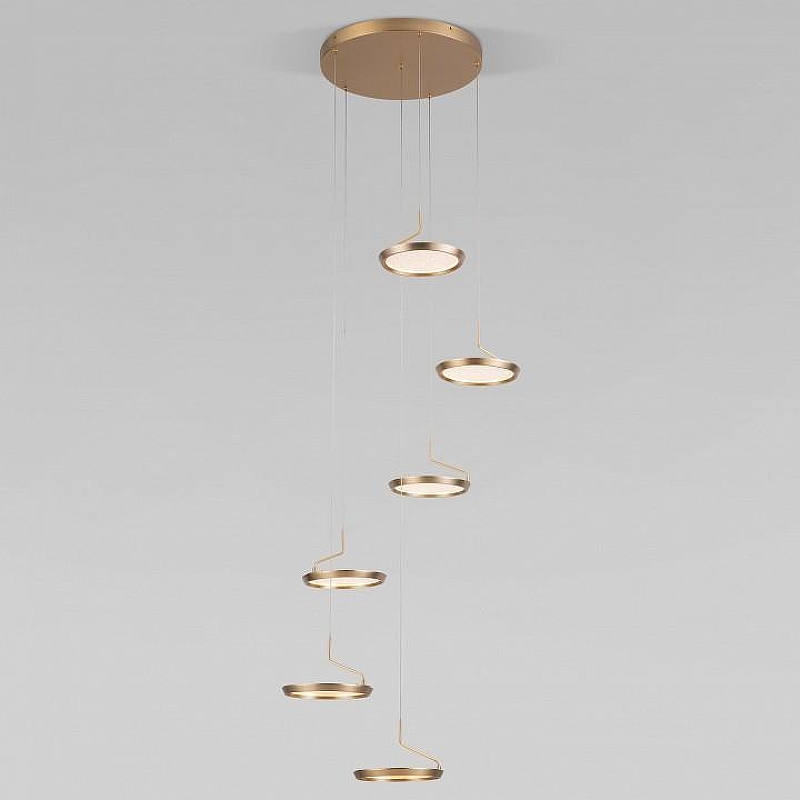 Подвесной светильник Eurosvet Crespella 90034/6 золото 