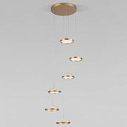 Подвесной светильник Eurosvet Crespella 90034/6 золото цвет плафона/подвески Золото, цвет арматуры Золото