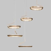 Подвесной светильник Eurosvet Crespella 90034/6 золото цвет плафона/подвески Золото, цвет арматуры Золото-3