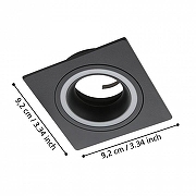 Встраиваемый светильник Eglo Carosso 900451 цвет Черный-5