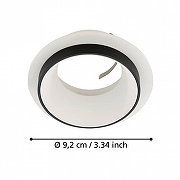 Встраиваемый светильник Eglo Carosso 900456 цвет Белый, Черный-5