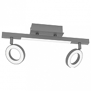 Спот Eglo Card1ll1o 2 900514 цвет плафона/подвески Белый, цвет арматуры Черный