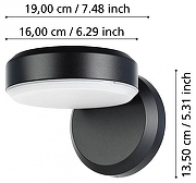 Светильник на штанге Eglo Fornac1 900673 цвет плафона/подвески Белый, Черный, цвет арматуры Черный-2